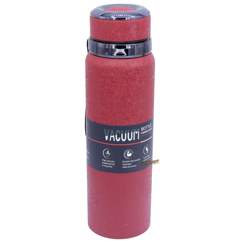 فلاسک طرح چرم قرمز DIWANGXIN SUS 304