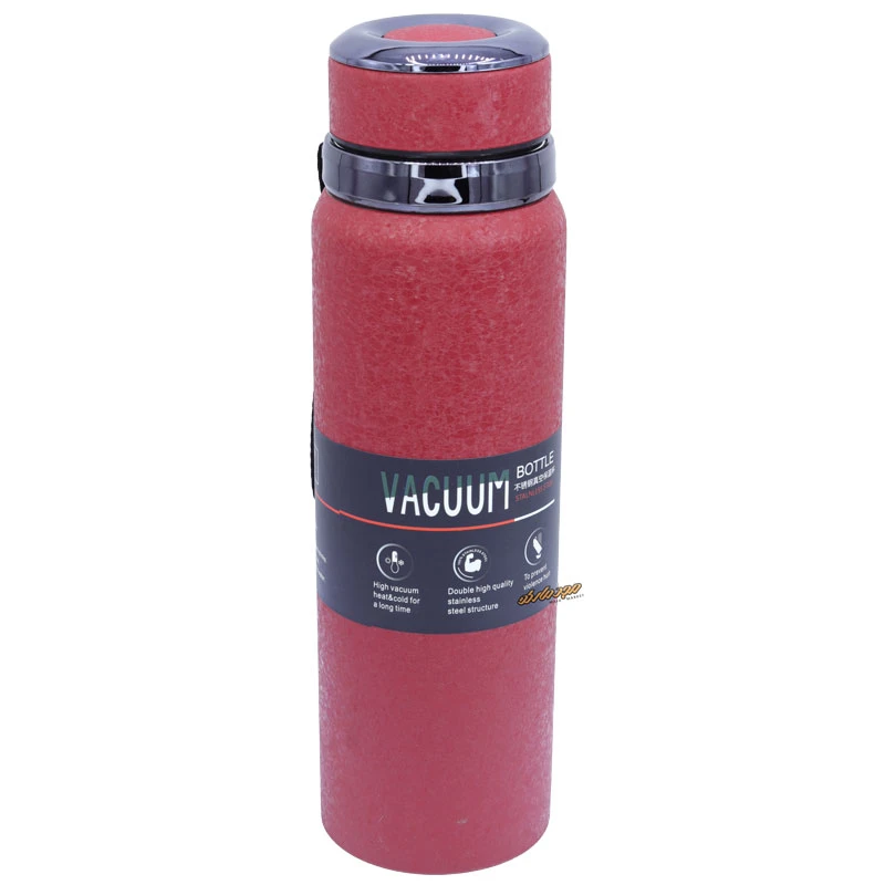 فلاسک طرح چرم قرمز DIWANGXIN SUS 304 (3)