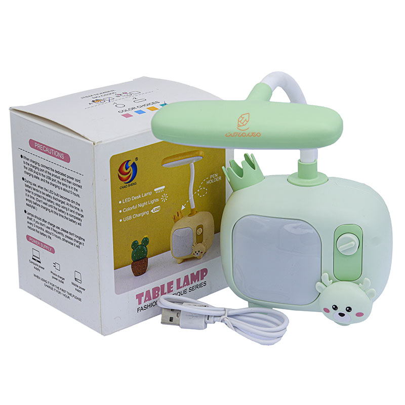 چراغ مطالعه رومیزی طرح خرس سبز SC305 (3)
