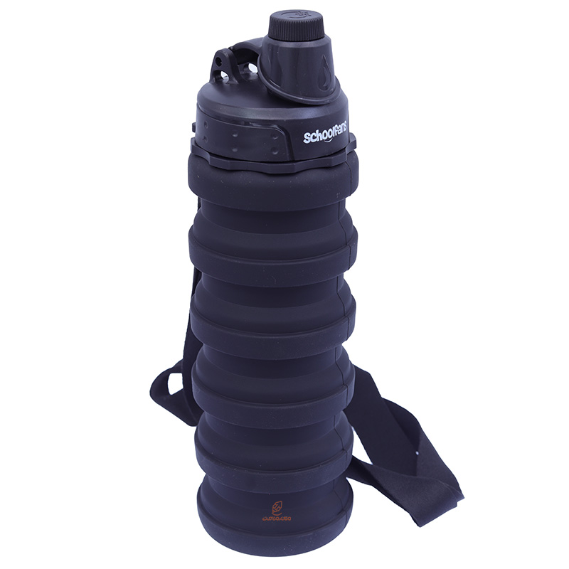 قمقمه سیلیکونی آکاردئونی مشکی کد 9320 SCHOOLFANS (4)