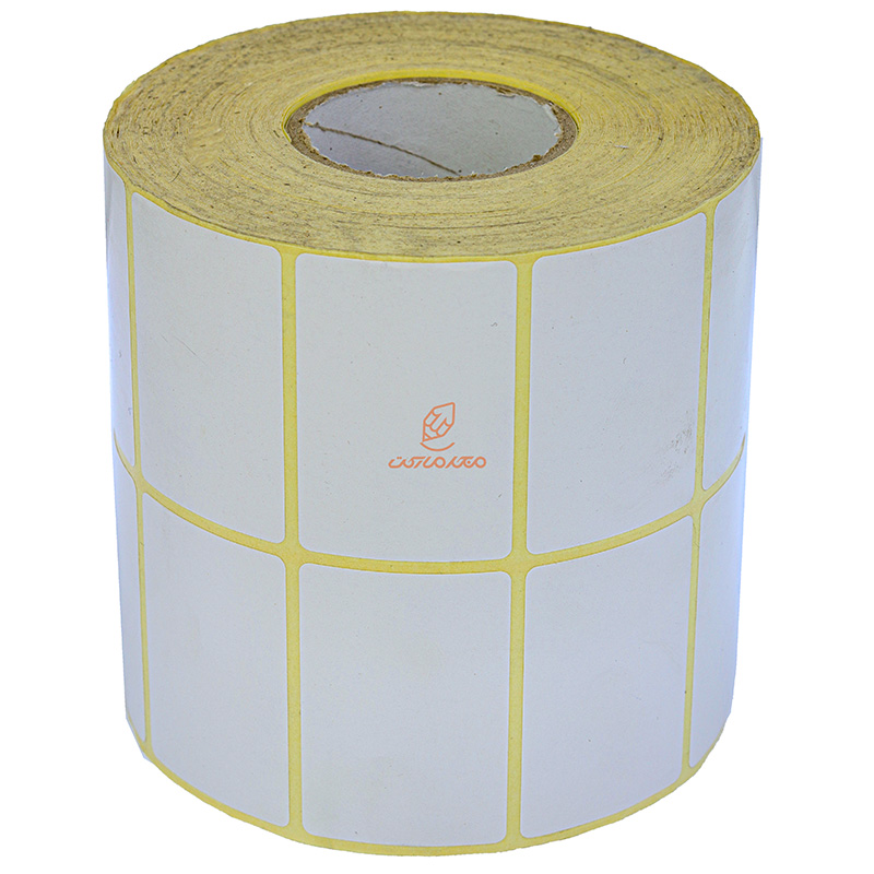 لیبل (برچسب) رولی 34*51 میلی متری سفید