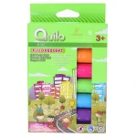 گواش جامد 6 رنگ فلورسنت کویلو QUILO (1)