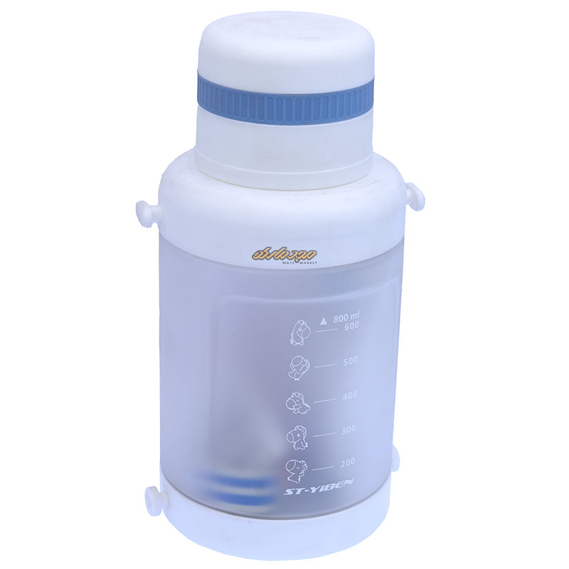 قمقمه سفید طرح بطری کد 696 (3)