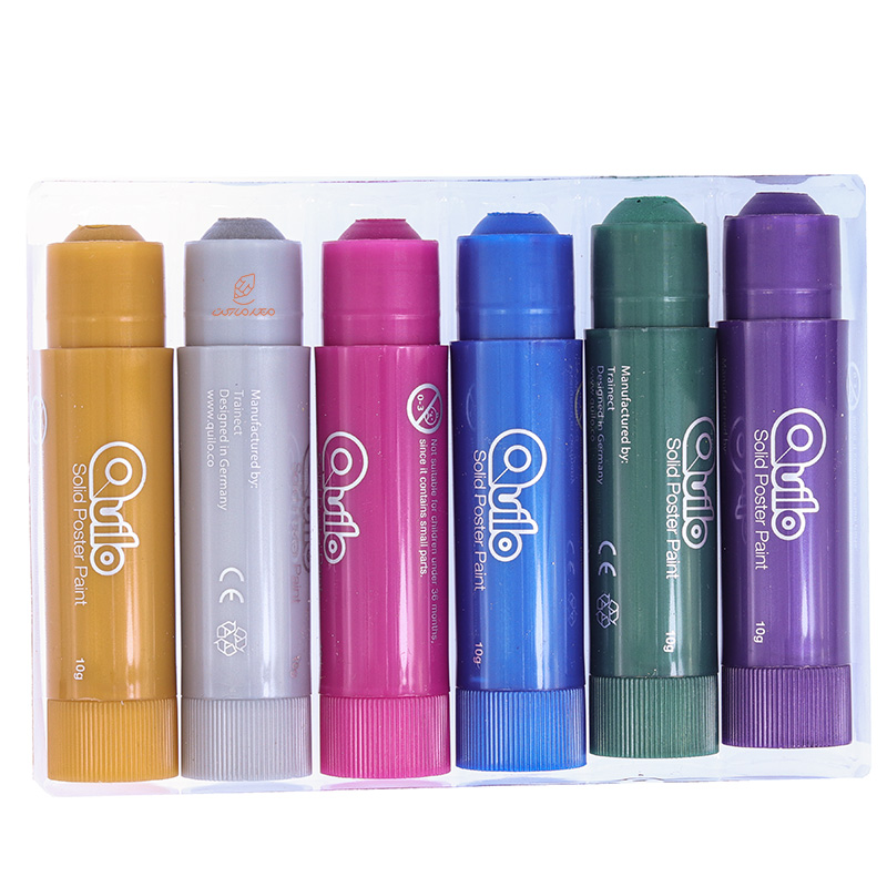 گواش جامد 6 رنگ متالیک کویلو QUILO (5)