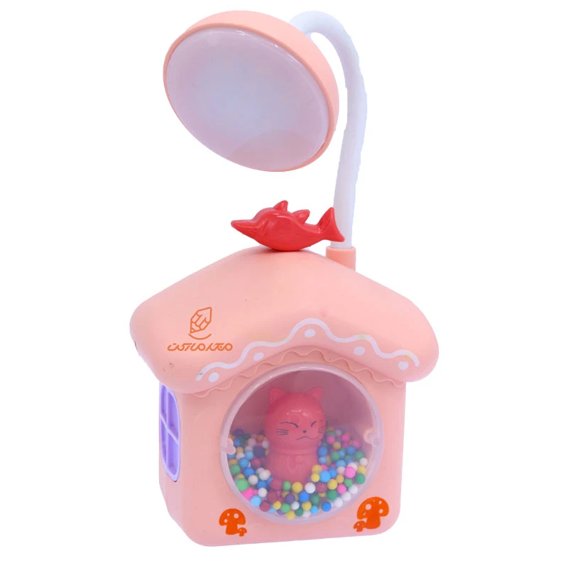 چراغ مطالعه رومیزی HQ4D گلبهی طرح کلبه (3)