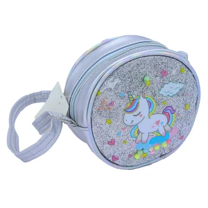 کیف کوچک فانتزی طرح یونی کورن نقره ای