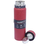 فلاسک طرح چرم قرمز DIWANGXIN SUS 304 (2)