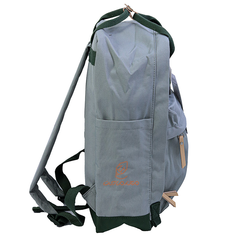 کوله پشتی طوسی و سبز پسته ای کد 2273 هیماواری HIMAWARI (2)