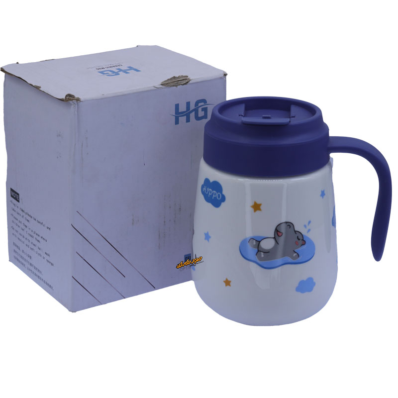 ماگ فانتزی سفید طرح فلاسک و اسب آبی (3)