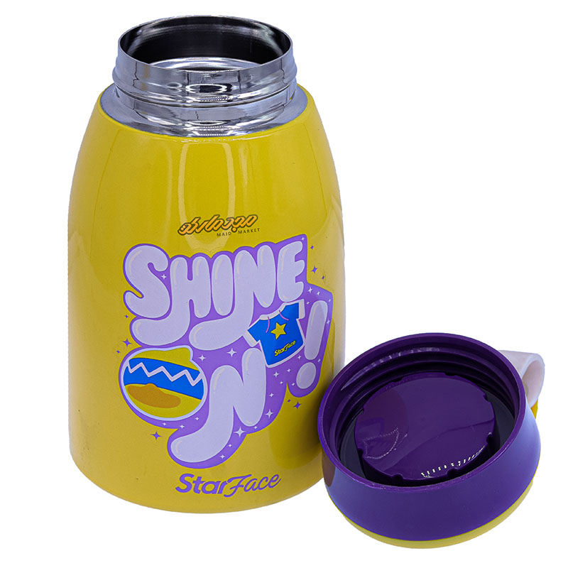 فلاسک زرد طرح جوجه 628 STAR FACE (1)