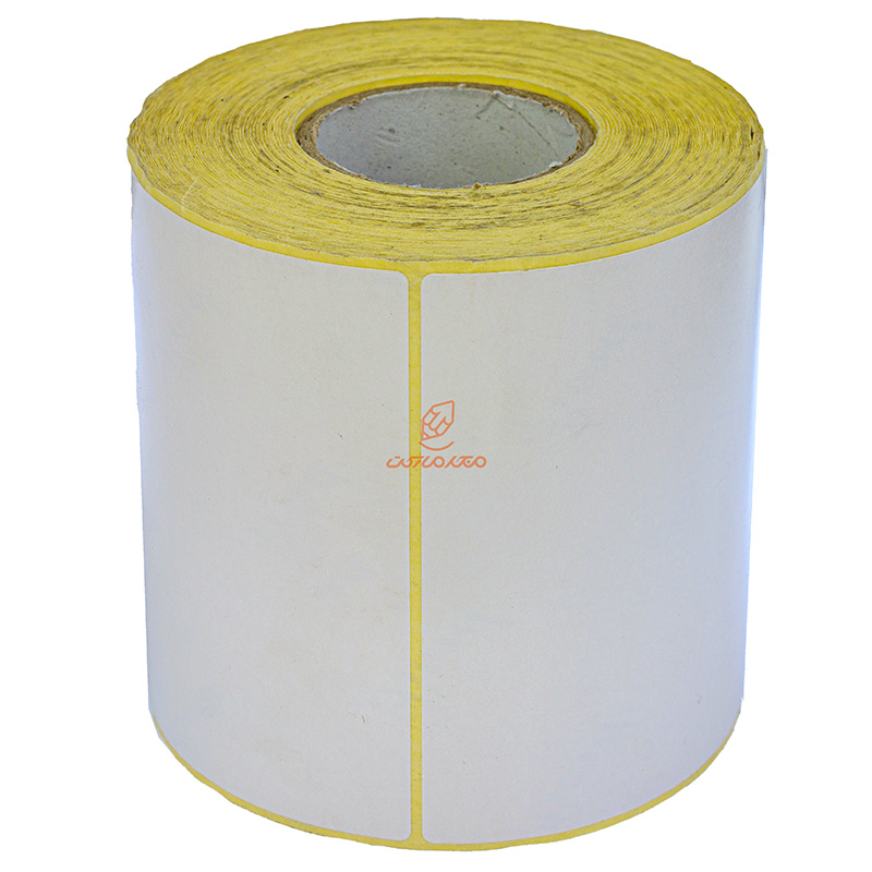 لیبل (برچسب) رولی 150*100 میلی متری سفید