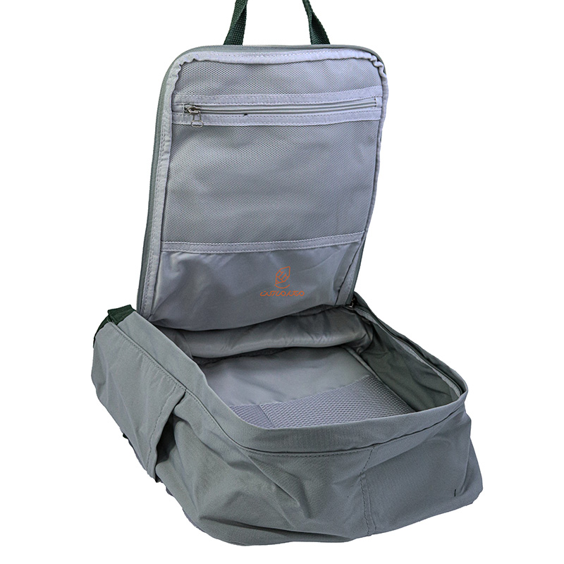 کوله پشتی طوسی و سبز پسته ای کد 2273 هیماواری HIMAWARI (5)