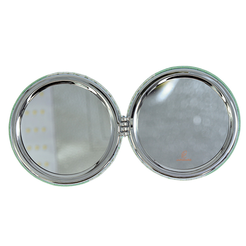 آینه گرد جیبی (آرایشی) فانتزی طرح برجسته لیمو 055 (4)