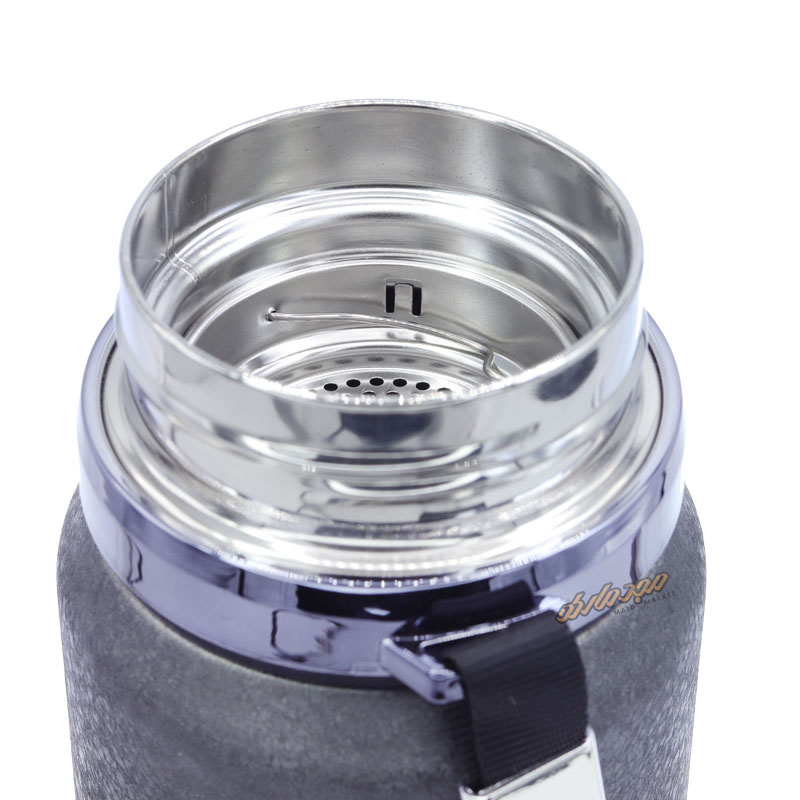 فلاسک طرح چرم ذغالی DIWANGXIN SUS 304 (1)