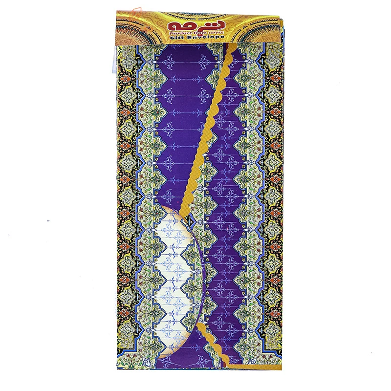 پاکت پول ترمه اکلیلی بسته 10 عددی (طرح جور) (2)