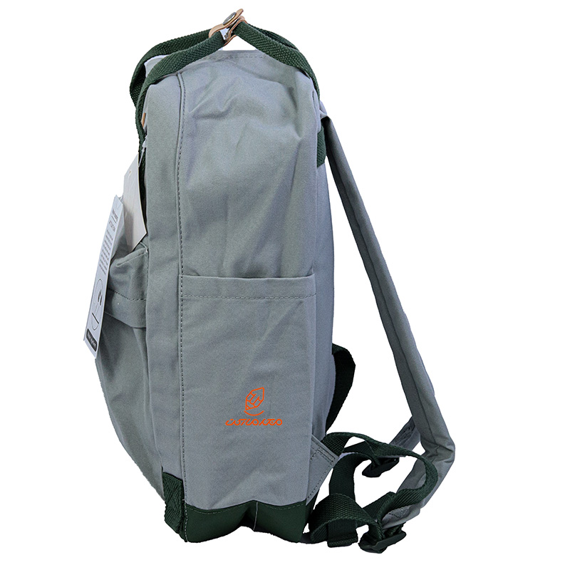 کوله پشتی طوسی و سبز پسته ای کد 2273 هیماواری HIMAWARI (4)