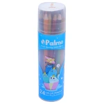 مداد رنگی 24 رنگ لوله ای طرح گربه پالمو PALMO (2)
