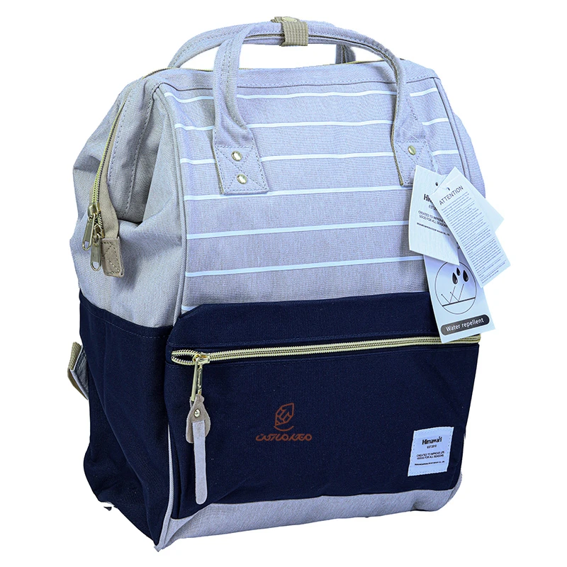 کوله پشتی خط دار طوسی کد 2273 هیماواری HIMAWARI (1)