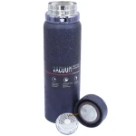 فلاسک طرح چرم سرمه ایSUS 304 (3)