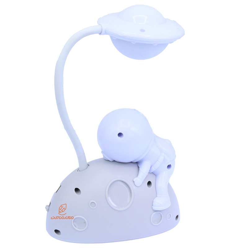 چراغ مطالعه رومیزی 66171 طرح فضانورد سفید خوابیده (3)