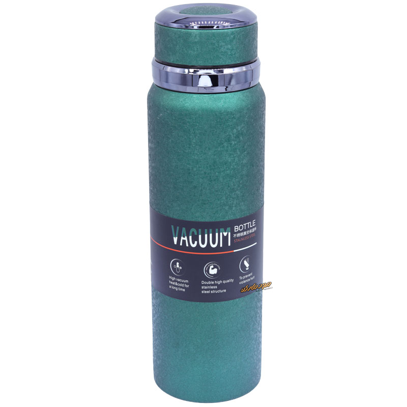 فلاسک طرح چرم سبز DIWANGXIN SUS 304