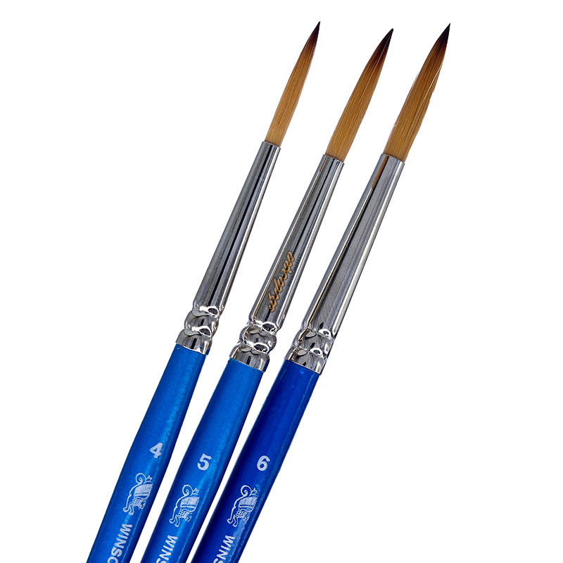 قلم مو شاخه زنی دسته کوتاه سری 222 کاتمن وینزور (2)