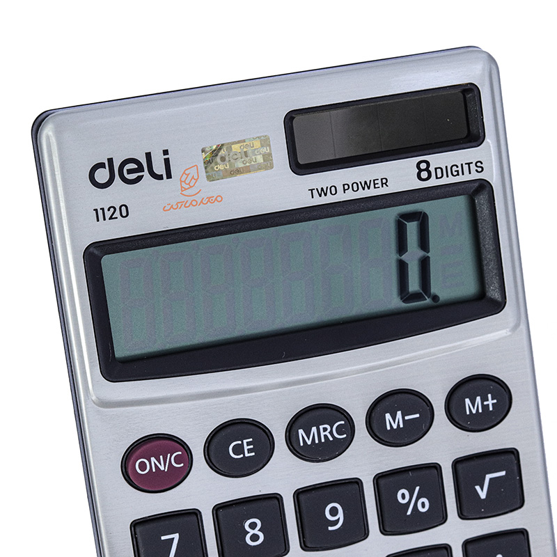 ماشین حساب 8 رقم جیبی مدل 1120 دلی DELI (5)