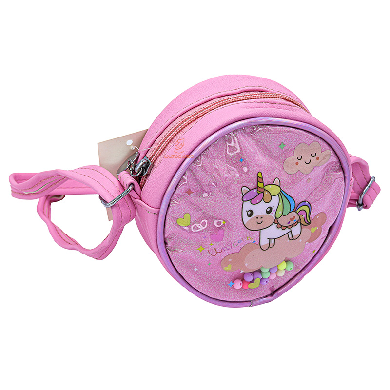 کیف کوچک فانتزی طرح یونی کورن صورتی