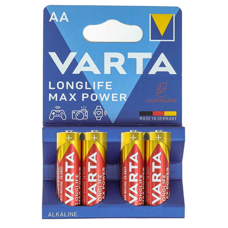 باتری قلمی لانگ لایف مکس پاور 4 عددی قرمز وارتا VARTA (2)