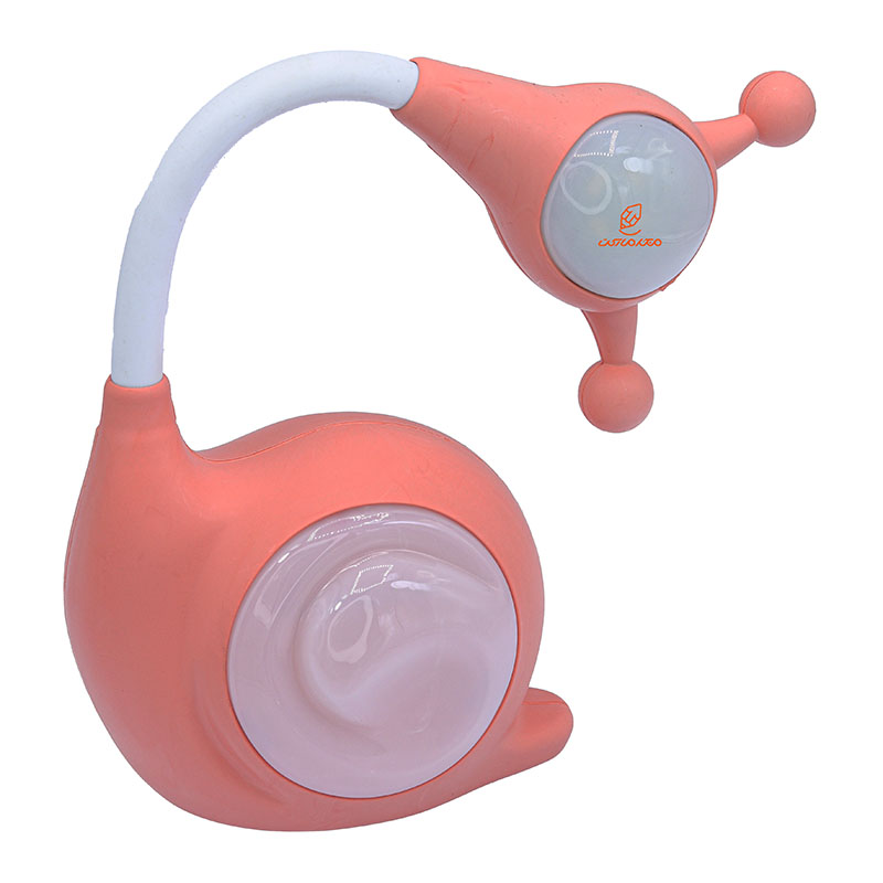 چراغ مطالعه رومیزی DM5060 نارنجی طرح حلزون