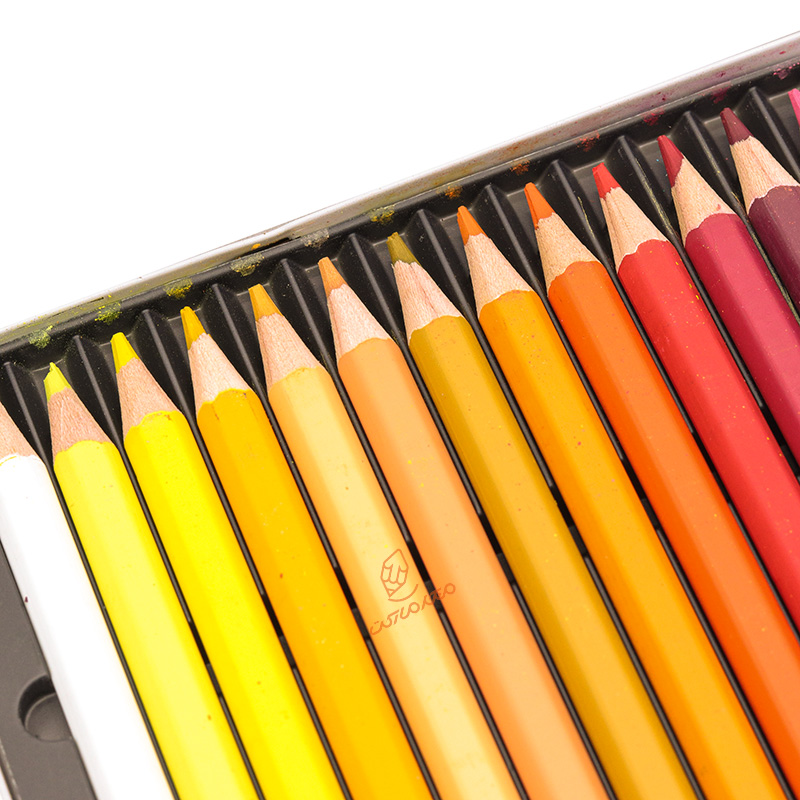 مداد رنگی 36 رنگ جعبه فلزی تخت طرح آفتابگردان لوکی LOOKY (1)