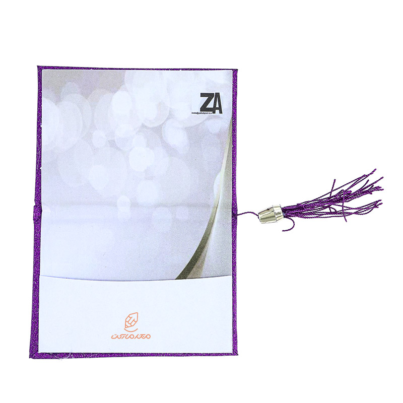 پاکت سکه اکلیلی منگوله دار بنفش (1)