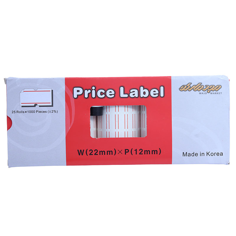 رول برچسب قیمت زن کره ای (بسته ای)