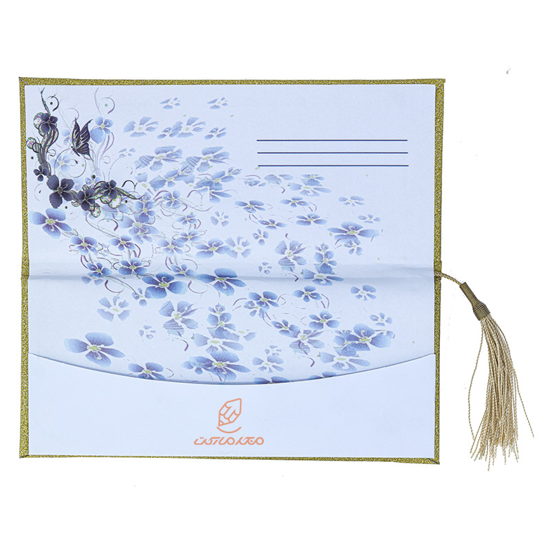 پاکت پول اکلیلی منگوله دار زرد (1)