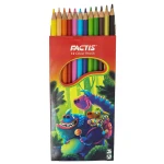 مداد رنگی 12 رنگ جعبه مقوایی طرح اژدهای آبی فکتیس FACTIS (1)