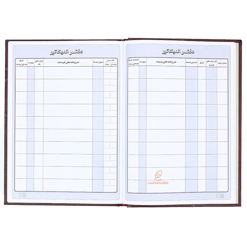 دفتر حسابداری اندیکاتور 160 برگ طوسی مدیر