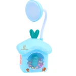 چراغ مطالعه رومیزی HQ4D آبی طرح کلبه (2)