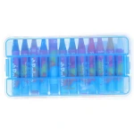 پاستل 12 رنگ جعبه طلقی آبی پالمو PALMO (3)