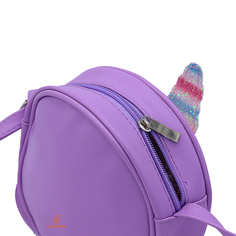 کیف یونی کورن پولک دار یاسی (1)