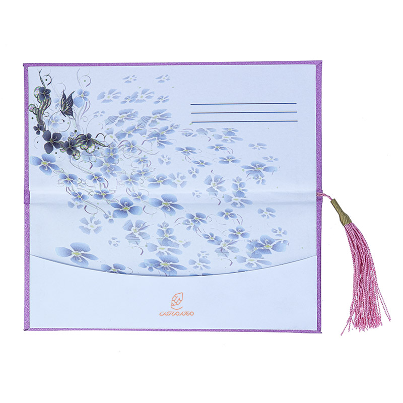 پاکت پول اکلیلی منگوله دار صورتی (1)