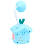 چراغ مطالعه رومیزی HQ4D آبی طرح کلبه (3)