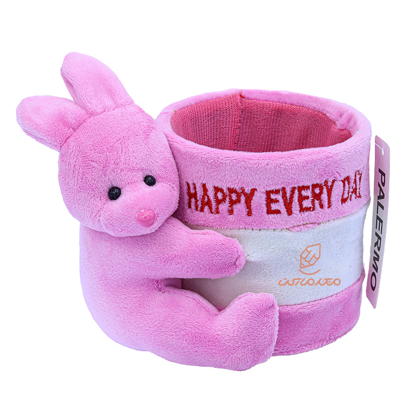 جاقلمی پولیشی عروسک دار صورتی طرح خرگوش پالرمو (2)