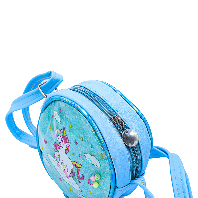 کیف کوچک فانتزی طرح یونی کورن آبی (1)