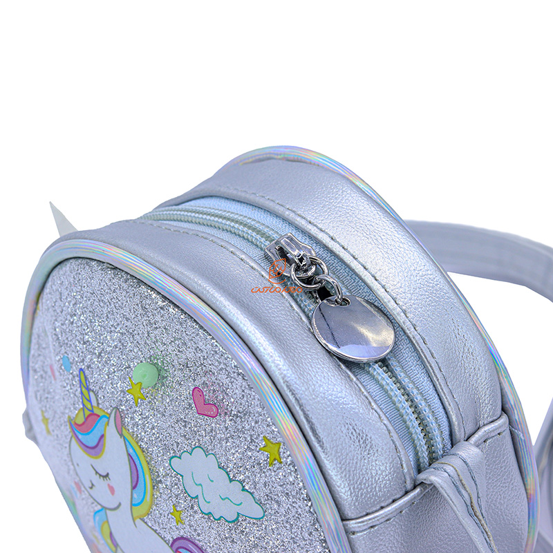 کیف کوچک فانتزی طرح یونی کورن نقره ای (1)