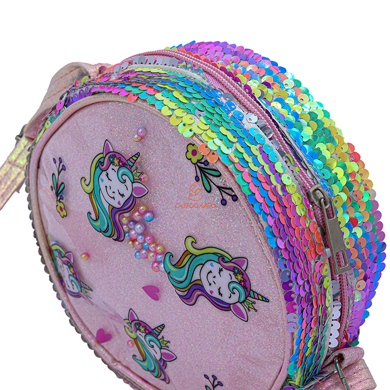 کیف فانتزی یونی کورن اکلیلی صورتی (1)