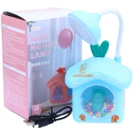 چراغ مطالعه رومیزی HQ4D آبی طرح کلبه (1)