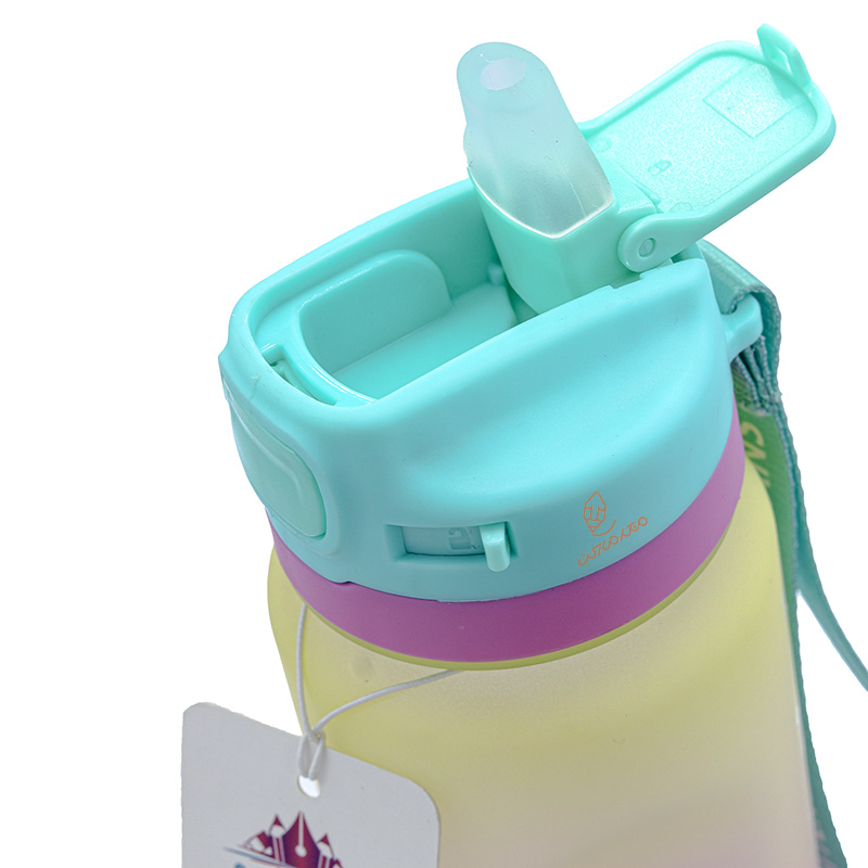 قمقمه کاور دار رنگین کمانی زرد کد 9351 اسکول فنس schoolfans (5)