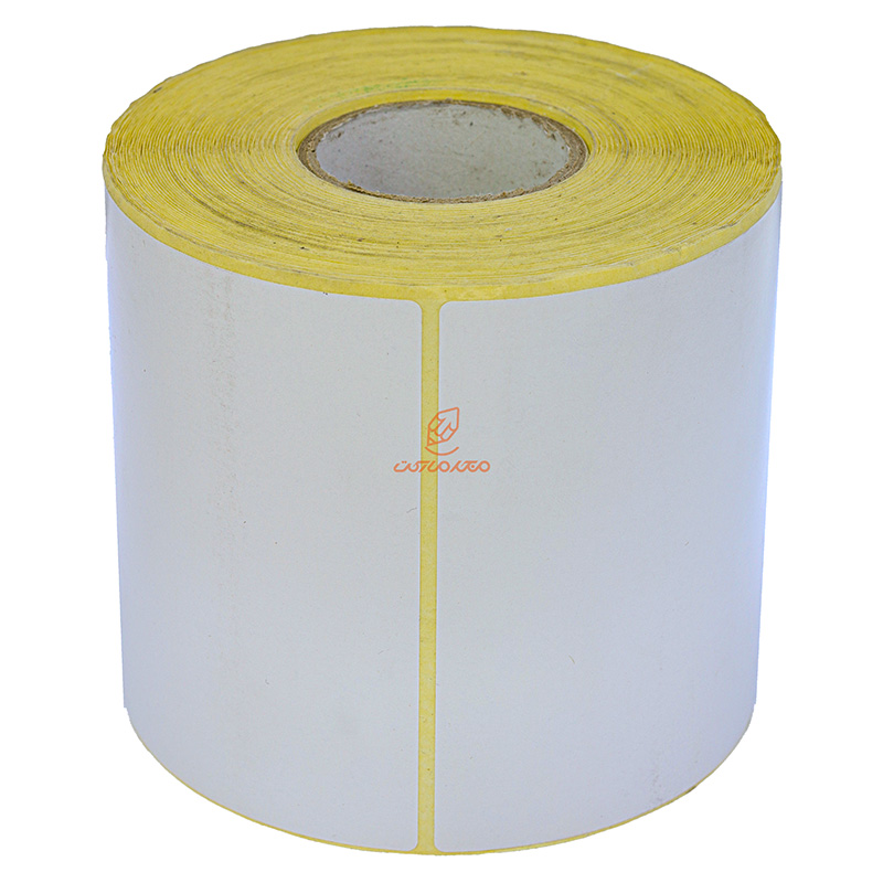 لیبل (برچسب) رولی 100*100 میلی متری سفید