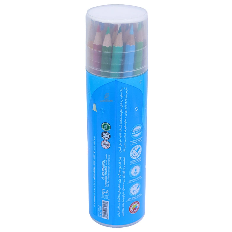مداد رنگی 24 رنگ لوله ای طرح گربه پالمو PALMO (3)