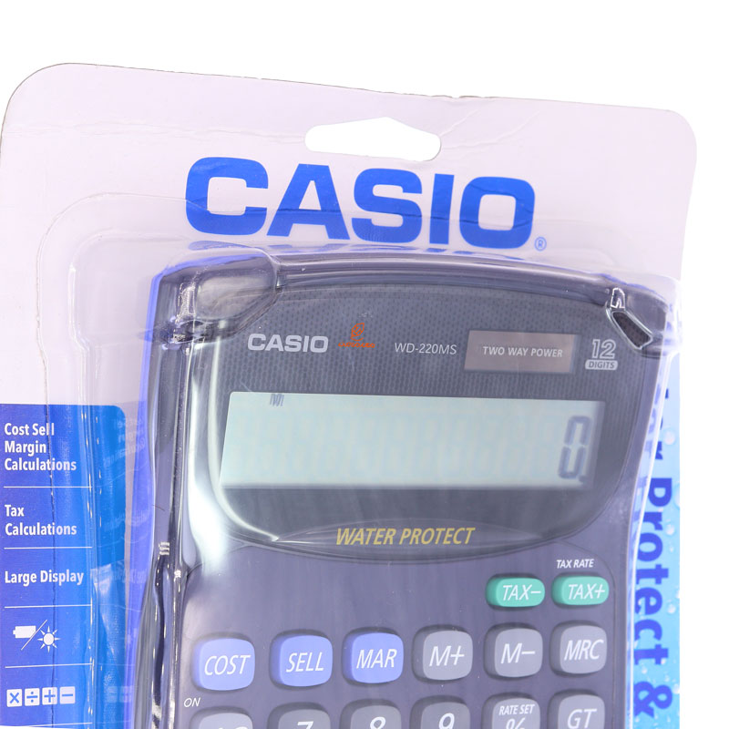 ماشین حساب رومیزی 12 رقم مدل WD-220MS کاسیو CASIO (1)